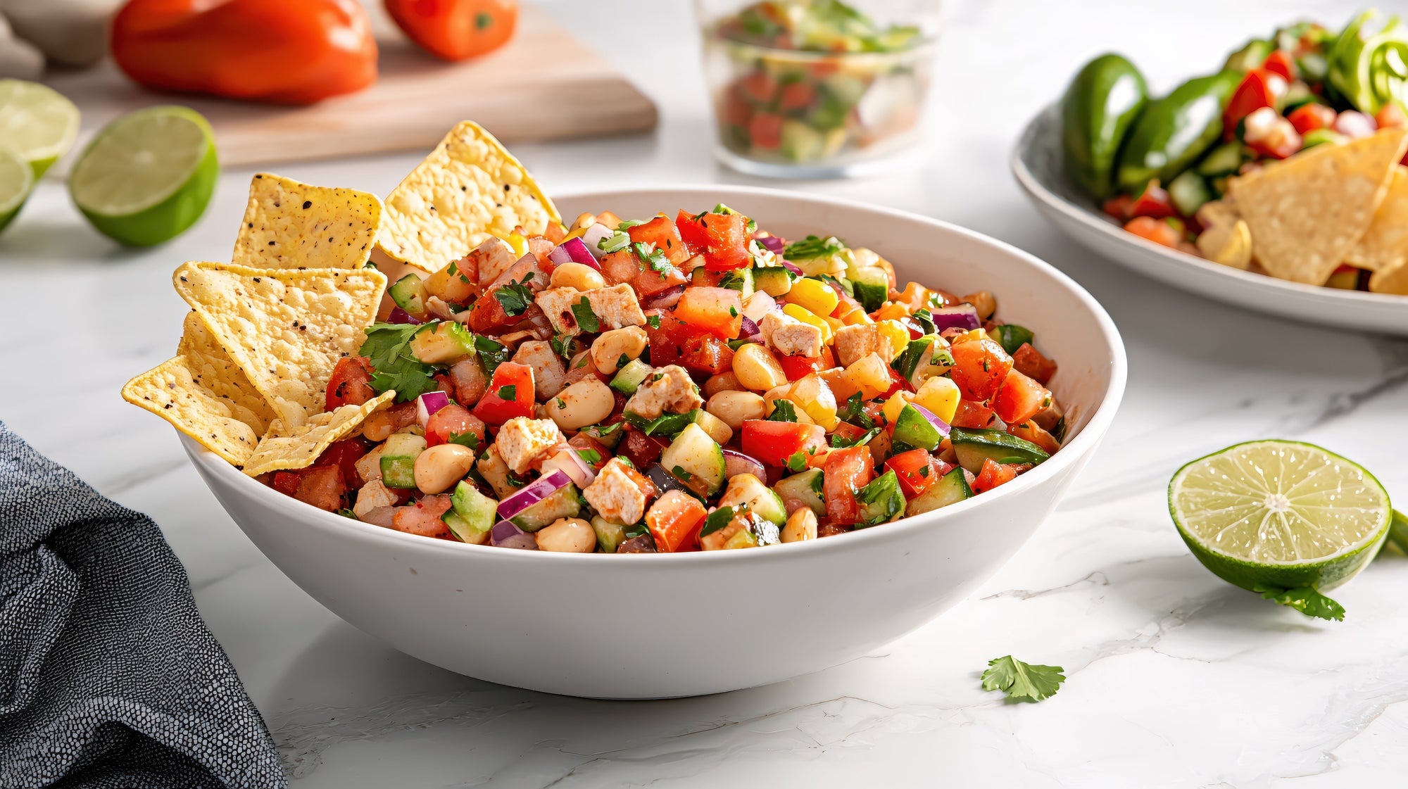 Cowboy Caviar Recipe With Manchas Crunch Tortilla Chips - Casa Manchas