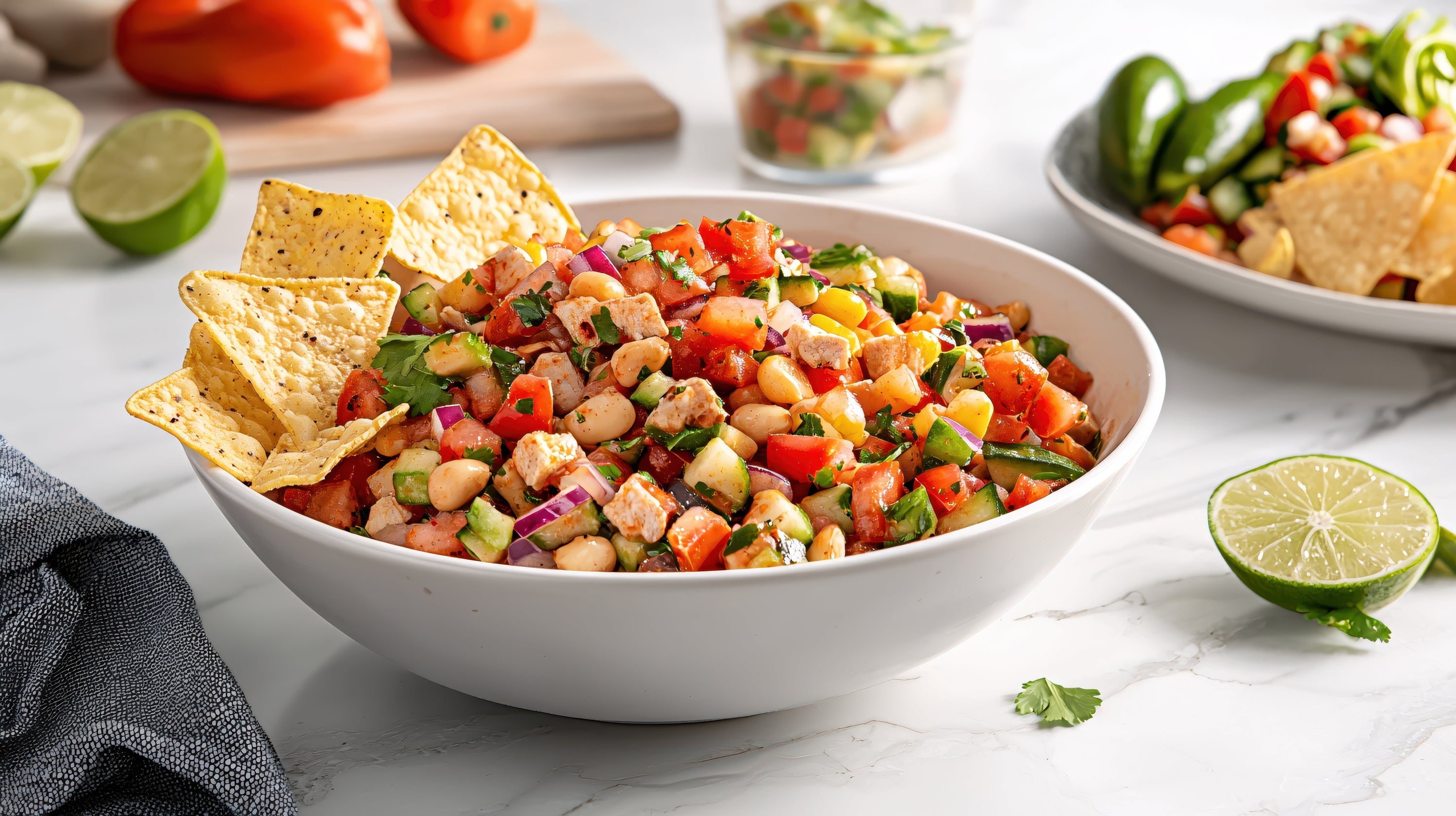 Cowboy Caviar Recipe With Manchas Crunch Tortilla Chips - Casa Manchas